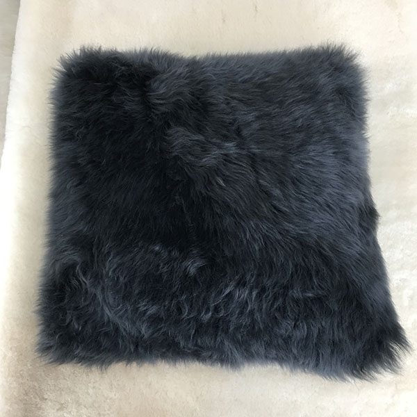 Sheepskin charcoal cushion Sheepskin charcoal cushion
