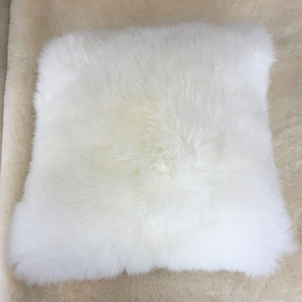 Sheepskin white cushion Sheepskin white cushion