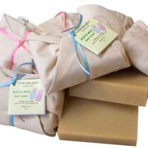 Thurlby - Baby goats milk soap wrapped in calico