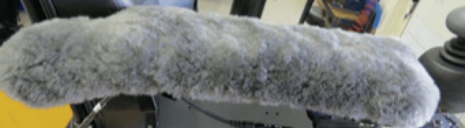 Sheepskin Wheelchair Armrest