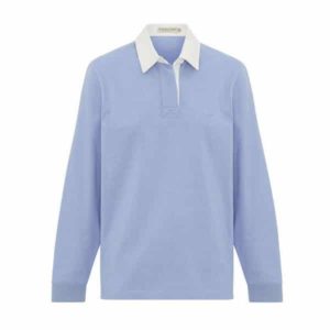 R.m Williams Ladies Rugby Longsleeve Top Light Blue Eagle Wools