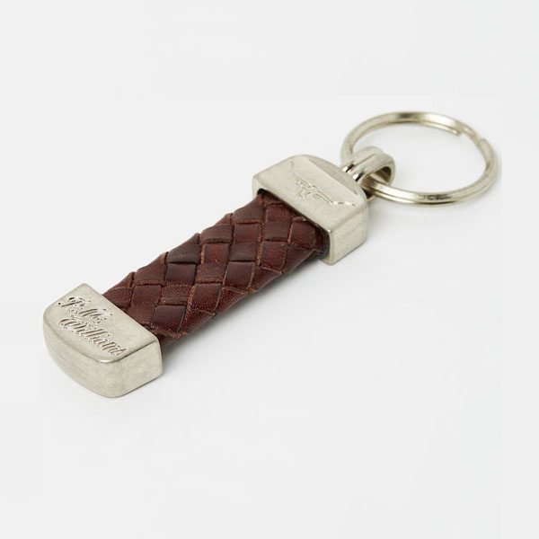 R.m Williams Plaited Key Ring Brass Fitti Brown Eagle Wools R.m Williams Plaited Key Ring Brass Fitti Brown Eagle Wools