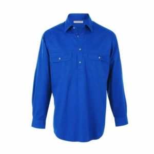 R.m Williams Rmw Angus Shirt Royal Eagle Wools