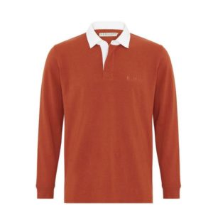 R.m Williams Tweedale Rugby Shirt Russett Eagle Wools